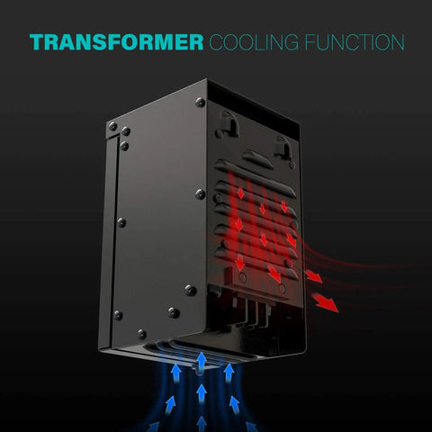 Plug In And Go Outdoor Landscape Lighting Transformer 300 Watt with cooling function illustration