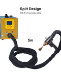 Heavy Hitter 1500 Watt Induction Bolt Heater And Stuck Fastener Remover With Built In Water Cooling For Bearings Shafts And Copper Parts No Hassle Flat Out Performance Tool featuring a split design and 5m output cable.