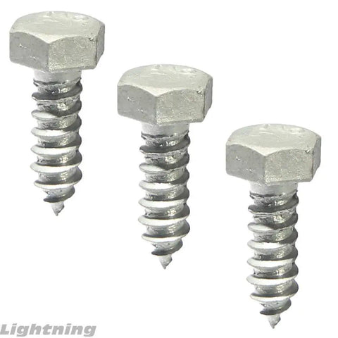 Heavy Duty Hot Dipped Galvanized Lag Bolts And Premium A307 Alloy Steel Construction Screws, 1/2 Inch By 2 Inch, Hella Tough Contractor Grade Hardware Bulk Pack Fifty Two Pieces
