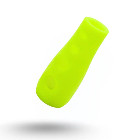 Neon Yellow 2.5 Inch Regulator Hose Protector For Scuba Diving With Vented Self Draining Design Keeps Hose Safe From Strain And Fittings