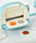 Die cutting machine with sample flower die from Five Set Metal Cutting Dies And Stencil Kit With Thirty Two Pcs Templates