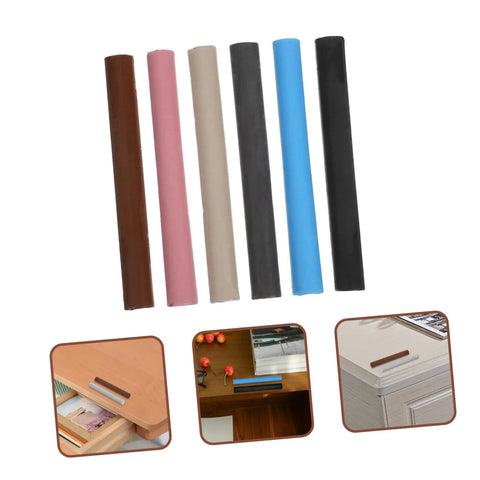Six Pack Wood Repair Wax Filler Sticks For Quick DIY Scratch And Hole Fix On Furniture Tables Doors And Laminate Floors