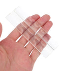 Self Adhesive Acrylic Hinges 4 Pack With Easy Install And Adjustable Angles For Cabinets And Windows No Drill Wall Friendly Mount Ideal