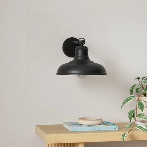2 Pack Outdoor Wall Lights Vintage Black Sconces For Exterior And Indoor Use Farmhouse Barn Style Wall Mount on minimalist shelf