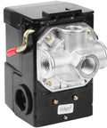 Air Compressor Pressure Switch 95-125 PSI 20A Replacement With 4 Port 1/4 NPT Unloader Valve Easy Install Plug and Play Durable