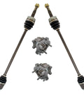 All In One Rear CV Axle Assemblies And Rear Wheel Bearing Hub Assemblies Kit For 2008 To 2013 Nissan Rogue Four Piece Replacement