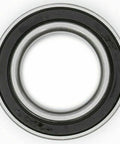 Front view of front wheel bearing and hub assembly with five lugs for Subaru Baja Forester Impreza Legacy and Outback fits 1990s through 2008 heavy duty replacement reduces noise and vibration for smooth ride
