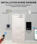 WiFi Security Access Kit With Waterproof RFID Touch Keypad Door Lock Tuya Smart App Remote Opener Electric Mortise Lock Sensor Switch