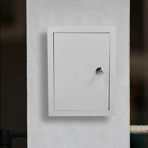 Rugged Outdoor Aluminum Electrical Enclosure Junction Box With Mounting Panel for Weatherproof Control mounted on wall