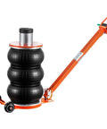 Beefy Five Ton Pneumatic Air Jack with heightened column and adjustable handle, space-saving lift for sedans, SUVs, trucks up to 11000 lbs