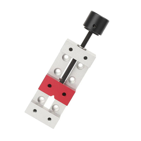 50mm Mini Flat Clamp Vise Built For The Shop With Durable Aluminum Construction for Workbench and DIY Projects, close-up view