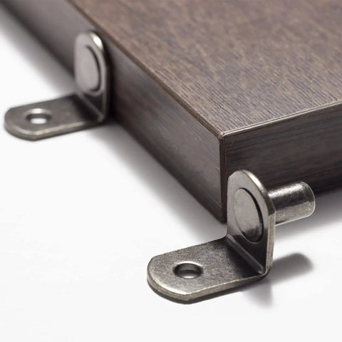 Gun Metal Color L Shaped Shelf Pins One Quarter Inch Diameter For Kitchen Cabinets Closets And Bookcases Twenty Pack Heavy Duty