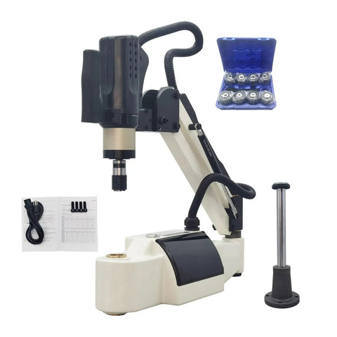 Beilockery 220V Vertical Electric Tapping Machine M3 M16 With Touch Screen 600W Motor for drilling with accessories and manual
