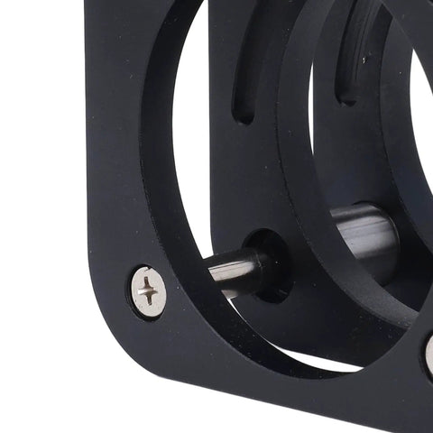 Router Lift Kit With Hand Crank 51mm Height Adjustment And Four Jaw Clamping Table System Universal Table For 64 To 66mm Woodworking Machines Aluminum Alloy Construction No Fuss Precision close-up of four-jaw clamp and mounting plate