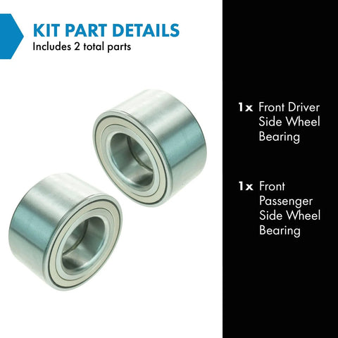 Front Wheel Bearing Module Kit For Ford And Toyota Left LH And Right RH Pair Front Driver And Passenger Side Bearings DIY Friendly Replacement