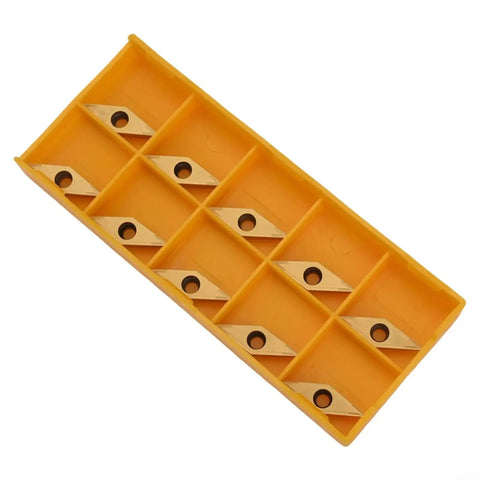 Ten Pack Carbide Turning Inserts For Steel And Stainless Works With VCMT221 Holders High Precision Indexable Lathe Cutting Inserts