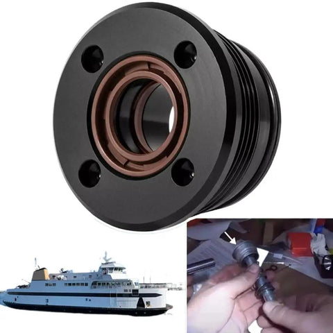 Premium Trim Cylinder End Cap Repair Kit For Penta Outboards Compatible With PreSealed 0872837 And 0768665 Replaces 3860881, black seal cap
