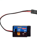 RC Car Gyro Module 4 to 6V Mini Gyro Stabilizer with Adjustable Sensitivity, black and blue with wires and ports