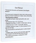 User manual for Crush Proof 12X12 Inch Abs Plastic Drywall Access Panel For Concealing Plumbing Hvac And Electrical Wiring.