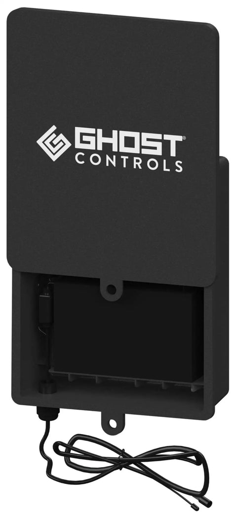 Heavy Duty Battery Box Kit For Vehicular Swing Gates And Deer Feeders Holds Two 12V Power Packs With Slam Tight Locking Lid, black enclosure.