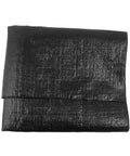Folded Heavy Duty 8x10 Foot Garden Weed Barrier Fabric With 3 Oz Woven Polyethylene Ground Cover
