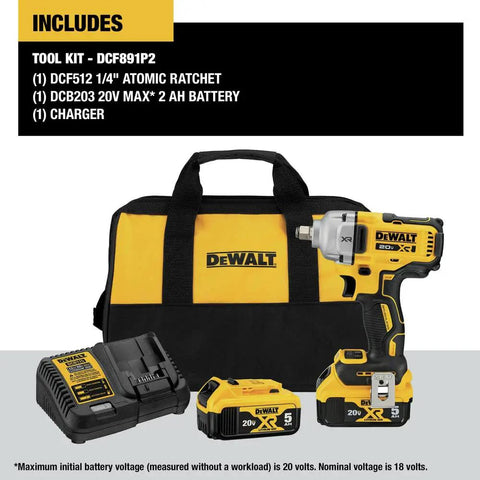 Heavy Hitter 20V Max Cordless Impact Wrench Half Inch Drive Bundle Packs Two Solid Batteries And Quick Charger For Daily Shop Grind And No Fuss Auto Repair Projects Done Right in a tool kit with bag and battery charger.