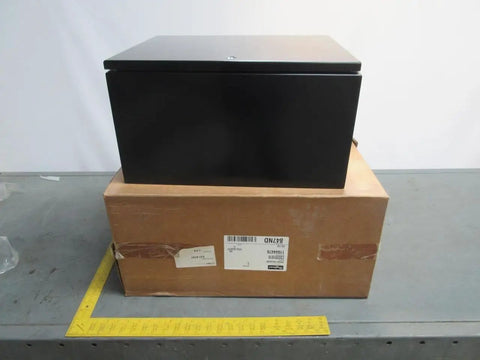 Black 20x16x10 Industrial Control Panel Enclosure NEMA 4 and 12 on box, Heavy Duty Weatherproof Electrical Cabinet in steel