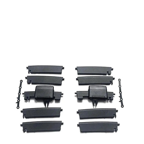 Mercedes Benz W166 ML GL GLS GLE 2011 2018 Rear AC Outlet Tab Clip Repair Kit Right Side Easy Pop In Swap In Durable PC And ABS Replacement No Drama Install For W166 Models, black replacement clips set