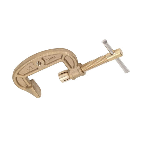 Check Out This Heavy Duty Brass Welding Ground Clamp That Cranks Up To 300 Amps For Serious Gas And Argon Arc Work. The Solid G Style Earth Grip Holds Firm Like A Boss In Any Rig Or Shop Setup You Got.