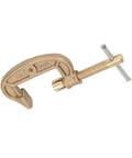 Heavy Duty Brass Welding Ground Clamp For High Current Arc And Gas Welding Jobs With Superb Electrical Conductivity And Rust Proof Finish To Keep Your Shop Running Smooth And Safe Today, showing brass construction and 300A capability.