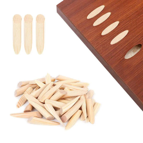 Pro Grade Pine Wood Pocket Hole Plugs Kit, 50pcs Wood Screw Plugs for Concealing Pocket Holes on wooden board