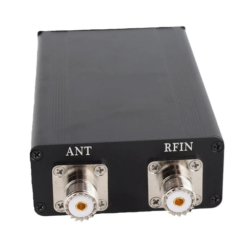 Compact Auto Tuner For Ham Radio 1.8 To 55 MHz With 0.96 Inch OLED Display Aluminum Alloy Housing And Auto Matching Unit connectors