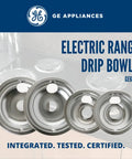 Electric Range Drip Pan Set 4 Pack OEM Quality Stovetop Spill Trays That Fit Most Electric Ranges Built To Take Spills Easy Clean