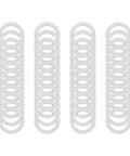 48 Piece M5x7mm Shim Washer Set Precision Steel Spacers For CNC Automotive And Mechanical Work Includes 0.1 0.2 0.3 0.5 Millimeter Thickness For Easy Leveling Alignment And Tight Fits.