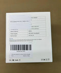 Packaging box of Ultrasonic Retainer Cleaner With UV Light And 45KHz Cleaning Pod, specifications and barcode shown