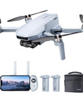 Lightweight Foldable GPS Drone with 4K EIS Camera under 249g, remote, batteries, bag