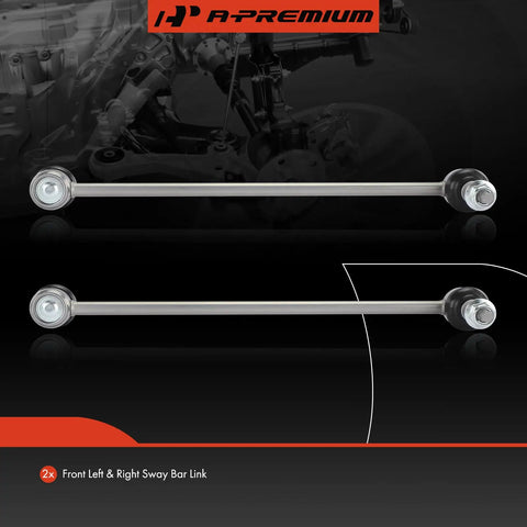 Two Pack Front Sway Bar Links Stabilizer Kit For Mercedes Benz CLA250 2014 2019 aluminum links on display