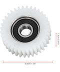 Electric Bike Motor Gear Kit With 36T Nylon Planetary Reduction Gears 38mm, showing single 36T nylon gear with dimensions.