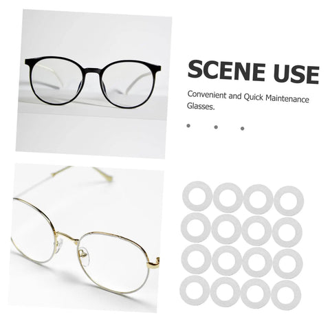 Your Go To Eyeglass Washers Kit With 200 Pcs Rimless Glasses Flat Washers And Metal Fasteners For Easy Frame Repair Hinge Tighteners