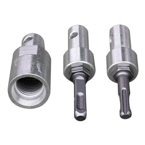 Electric SDS Drill Shank Converter Adapter for DIY Pro Shank Head, durable metal adapters for water drill and earth auger attachment