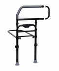 Bedside Safety Rail for Seniors and Recovery Adjustable Bed Assist Rail with Retractable Height Supports Up to 300 Lbs