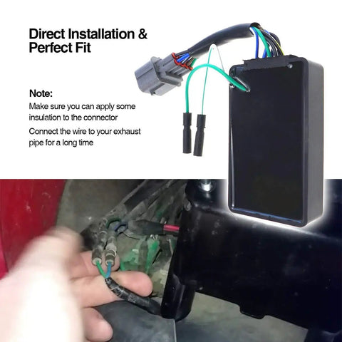 Beefed-Up Rancher 350 CDI Box Upgrade for 2000-2005 TRX350 ATV TE FM TM FE Models with 10 Pin DC Ignition Replacement