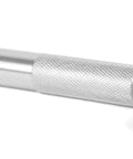 Real Deal Diamond Dresser For Bench Grinders And Lathe Stones Trues Ceramic Resin Bonded And Aluminum Oxide Wheels Fast With 36 Grit Smooth Operator Precision, showcasing metal handle and diamond dressing plate.