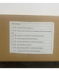 Box with a multilingual warning label for Inflatable Wing Foil For Wing Foil Kitesurfing Handheld Inflatable Surf Wing.