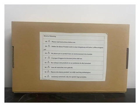 Cardboard box with multilingual warning label for Inflatable Wing Foil For Kitesurfing And Windsurfing Pro Durable Waterproof Wing.