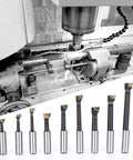 12mm F1 Type Boring Bar Set 9 Piece Pro Grade High Speed Steel Lathe Tools With Storage Base For Precision Internal Turning And Bore Machining On Metalworking Lathes on CNC lathe