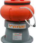 18 Lb Vibratory Tumbler Polishing Machine For Metal Parts 120V 60Hz Beefy Motor Delivers Smooth Finish with Red Bow