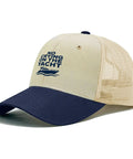 Yacht Vibe Womens Adjustable Sport Trucker Hat With Low Profile Fit Six Vent Eyelets Lightweight Breathable Comfort Distressed Look