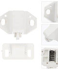 Built To Last Plastic Ball Catch Door Latch Set For Wood And Screen Doors Easy Install Durable Cabinet And Bookcase Hardware