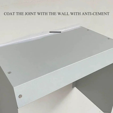 Premium Electric Vehicle Charging Outlet Station Roof Cover Wicked Solid Weatherproof Metal Canopy with anti-cement joint protection.